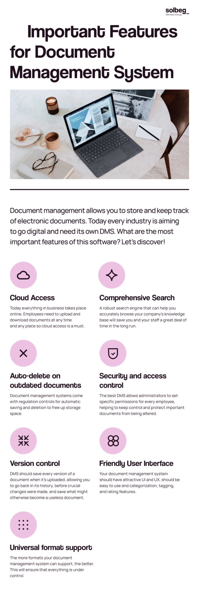Important Features for Document Management System Solbeg